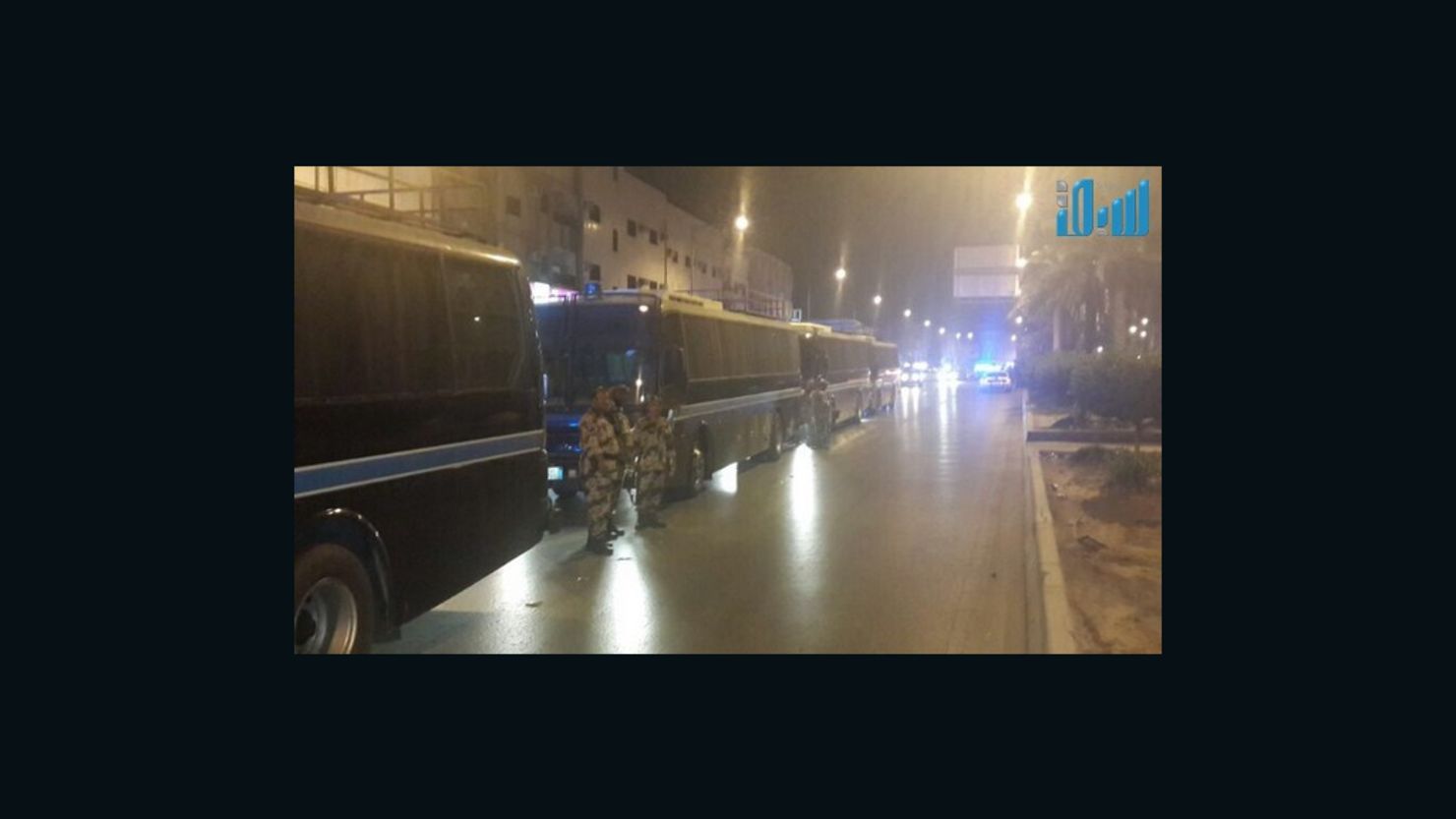 Hundreds of people were reportedly arrested in Riyadh after unrest.       (Picture courtesy of Sabq.com)