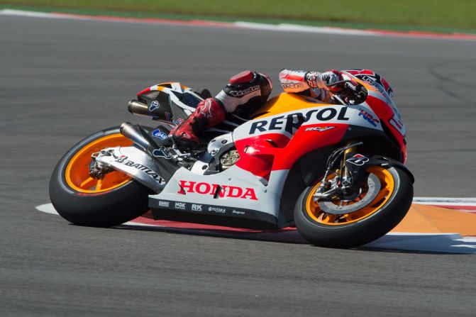 Marquez stormed to victory in only the second race of season at GP Circuit of the Americas. At 20 years and 63 days old, Marquez became the youngest winner of a MotoGP race beating U.S. rider Freddie Spencer's record (20 years, 196 days). 