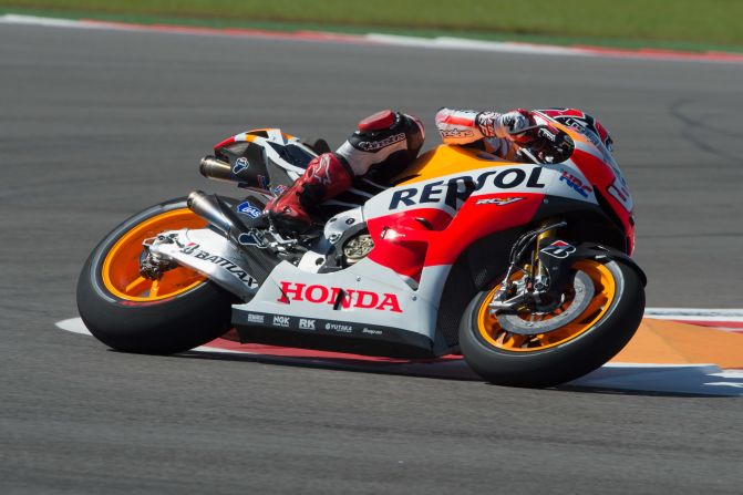 Marquez stormed to victory in only the second race of season at GP Circuit of the Americas. At 20 years and 63 days old, Marquez became the youngest winner of a MotoGP race beating U.S. rider Freddie Spencer's record (20 years, 196 days).