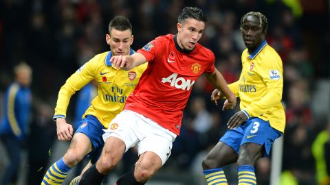 Robin van Persie was the difference between Arsenal and Manchester United on Sunday. 