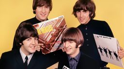 The Beatles hold some of their album releases.