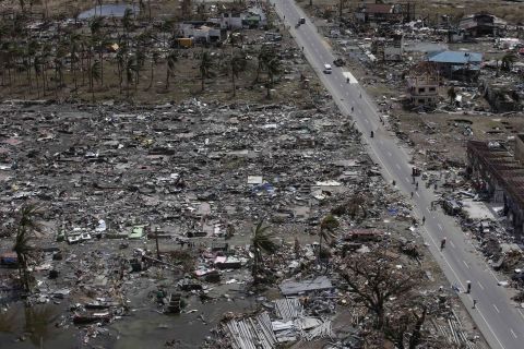 Tacloban, Philippines, on November 11