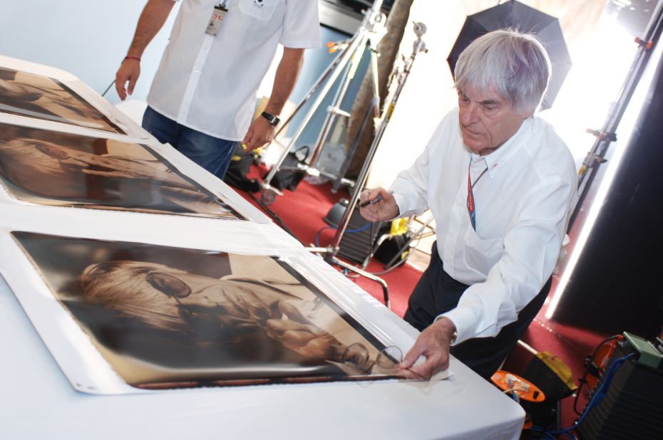 Ecclestone has worked with Opus Media to create a book which weighs 37 kilograms and is packed with 1200 photographs illustrating the history of F1.
