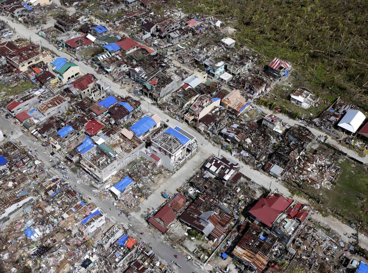 Guiuan, Philippines, on November 11