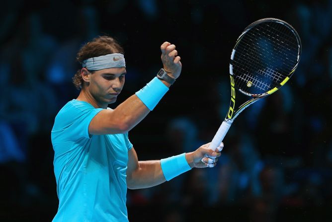 Nadal's play was littered with unforced errors as Djokovic turned up the heat in the final of the end of season showpiece.