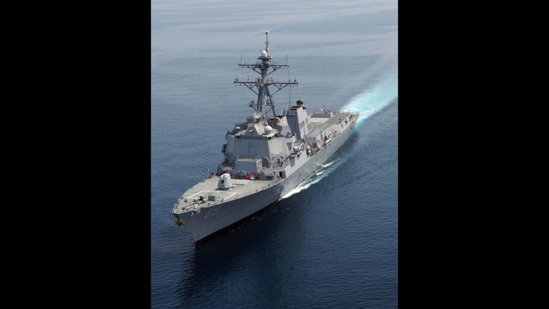 The USS Mustin is bound for the Philippines as well. Marine Corps Brig. Gen. Paul Kennedy said the amphibious ships are the "Swiss army knife of the U.S. military."
