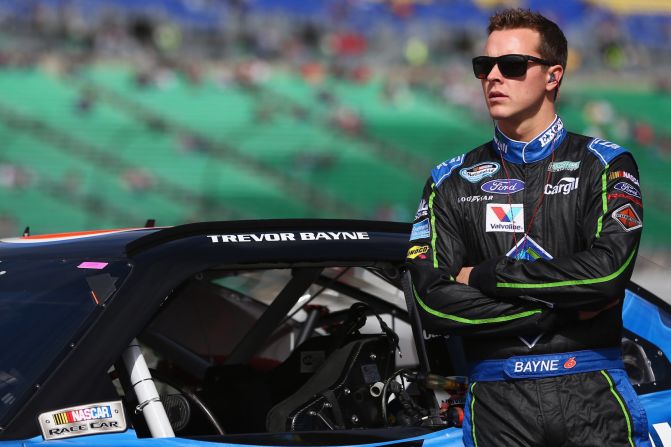 NASCAR driver Trevor Bayne announced that he was <a href="index.php?page=&url=http%3A%2F%2Fwww.cnn.com%2F2013%2F11%2F12%2Fhealth%2Ftrevor-bayne-multiple-sclerosis%2Findex.html">diagnosed </a>in 2013. The chronic disease affects the central nervous system, often causing pain, numbness in the limbs and a loss of vision. 