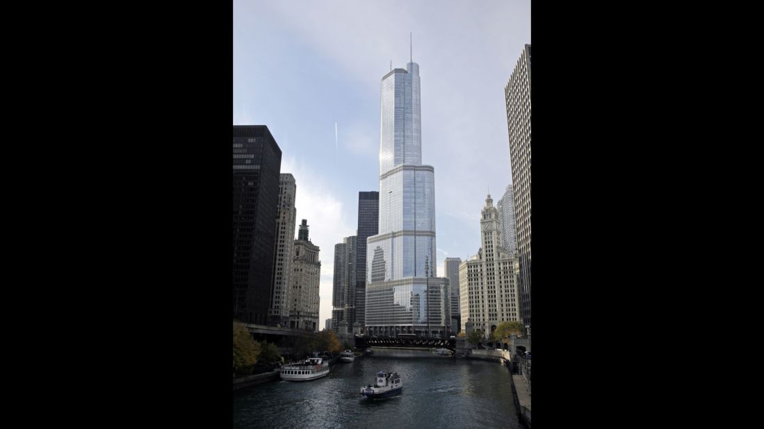 Completed in 2009, this Trump tower rises to an architectural height of 1,389 feet (423.2 meters) and is occupied to a height of 1,116 feet (340.1 meters). 