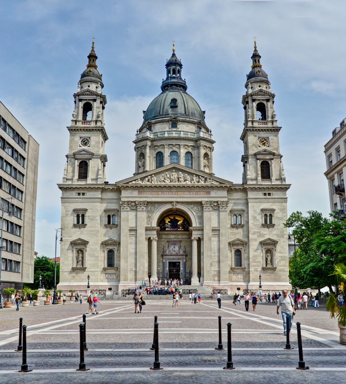 The basilica wasn't allowed to be built higher than Parliament.