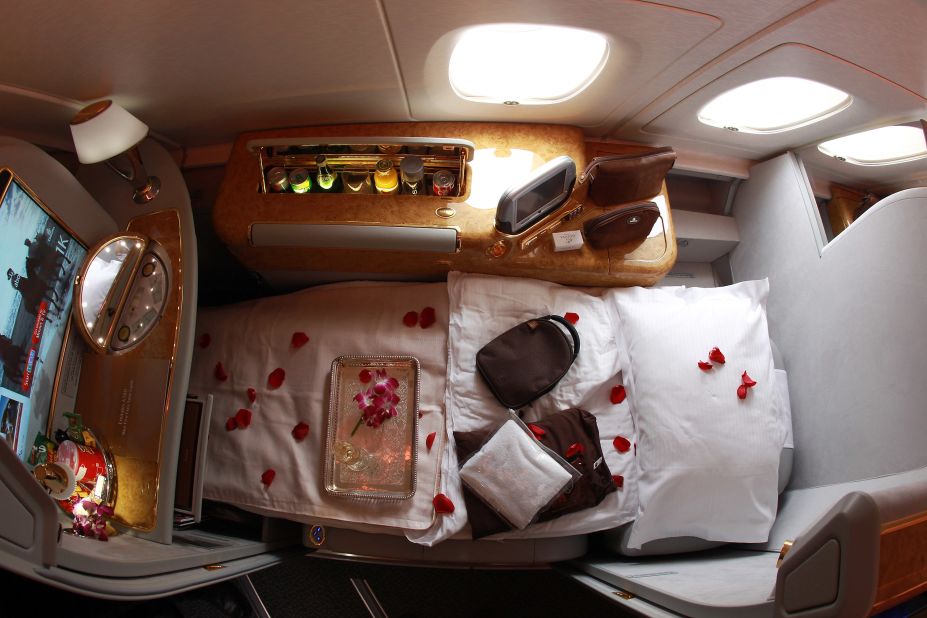 Staying awake in flight isn't a choice for the light sleepers among us, even with a sumptuous cabin like this. Some 40% said it helped cure their jetlag. 