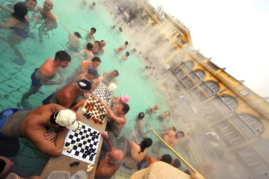 There are more than a thousand hot springs in the country and 118 in the capital, Budapest, alone.