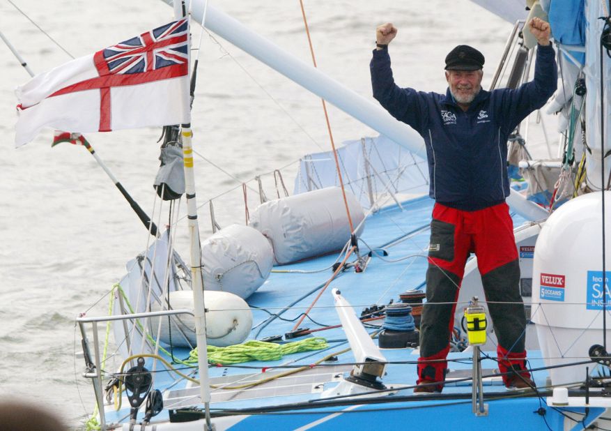 In 2007, nearly four decades after his last circumnavigation and aged 68, Knox-Johnston once again sailed solo around the world in the VELUX 5 Oceans Race, being the oldest to ever enter the event.