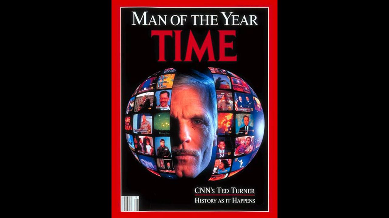 Turner was named Time magazine's "Man of the Year" in 1991.