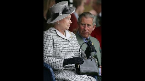 The Queen and Charles attend the 2006 Braemar Gathering in Scotland.