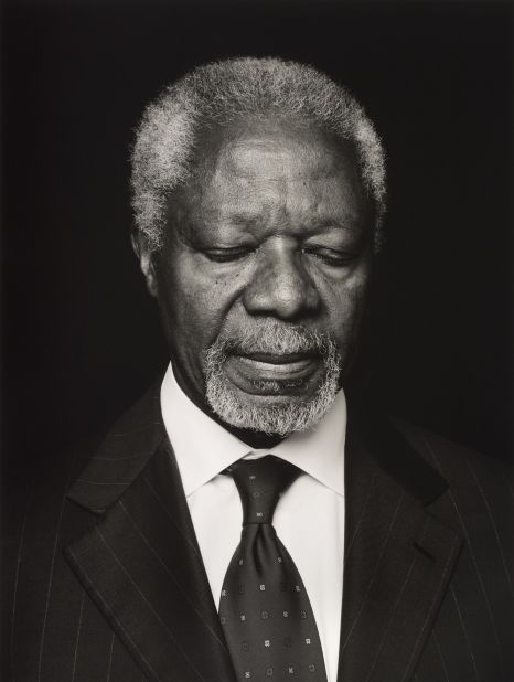 The photograph of former United Nations secretary general Kofi Annan by Iranian Anoush Abrar was awarded third place.