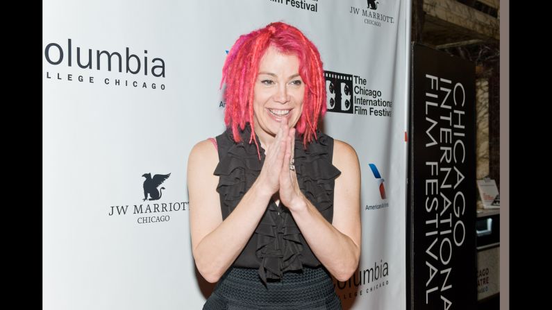 Filmmaker Lana Wachowski made the "Matrix" <a href="index.php?page=&url=http%3A%2F%2Fwww.cnn.com%2F2016%2F03%2F08%2Fentertainment%2Fwachowski-sisters-transgender%2Findex.html">along with her sibling Lilly Wachowski</a>. Pink dreadlocks have become Lana's signature hairstyle.