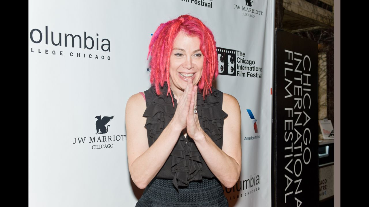 Filmmaker Lana Wachowski attends a tribute to the late film critic Roger Ebert in October 2013 in Chicago. Born Larry Wachowski, he made the "Matrix" trilogy with brother Andy Wachowski before transitioning to living as a woman. Wachowski is the first major Hollywood director to come out as transgender.