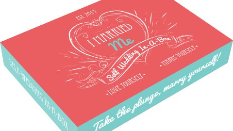 The I Married Me kit gives people the chance to celebrate their single lives.