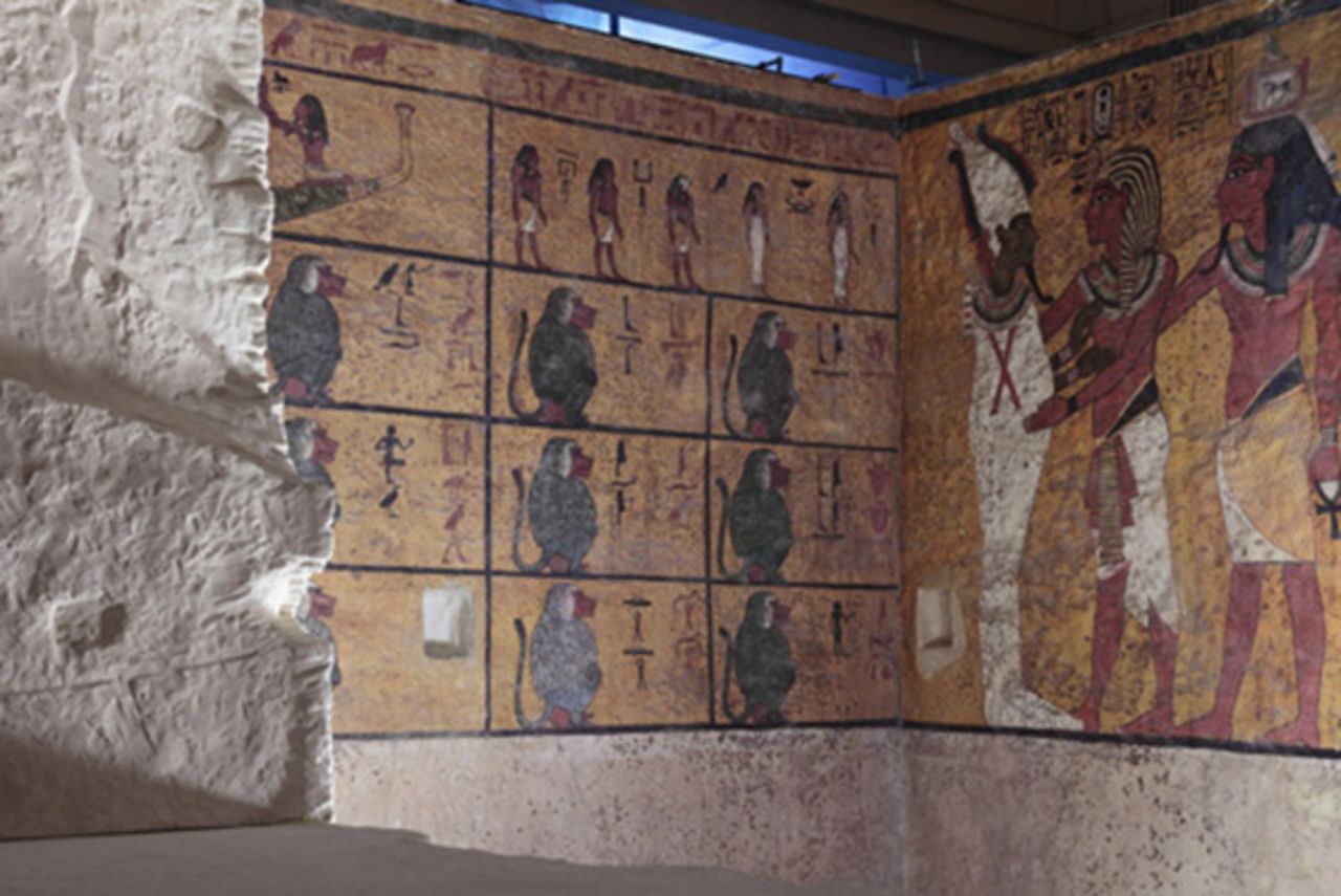 Body double: King Tut's replica tomb.
