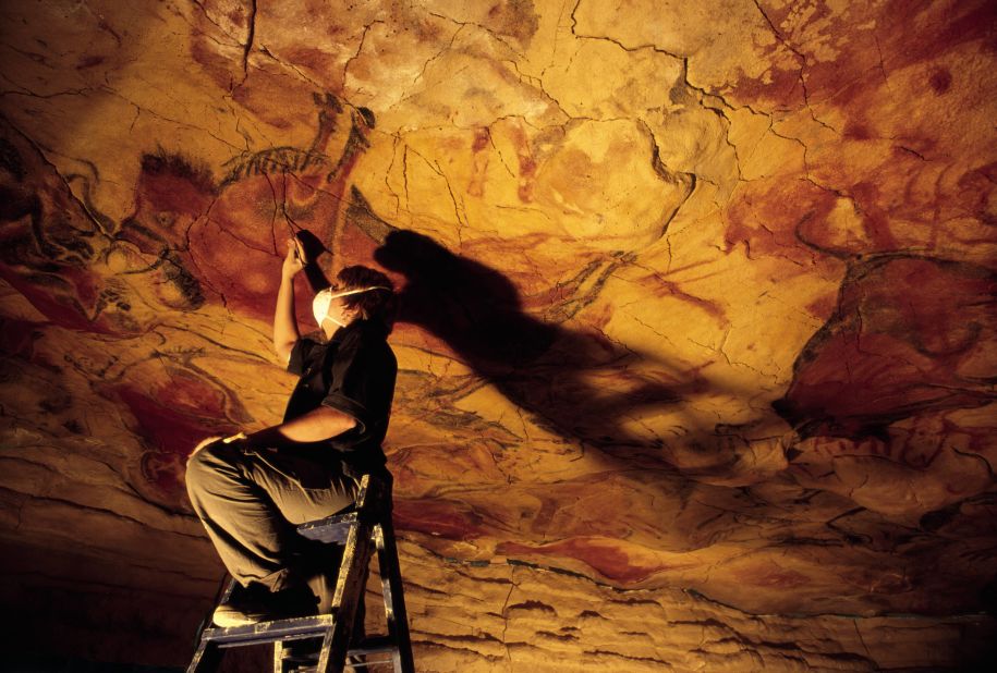A similar motive -- preservation -- lay behind the creation by another group of a copy of the Altamira Cave, in Spain, with its prehistoric paintings.  