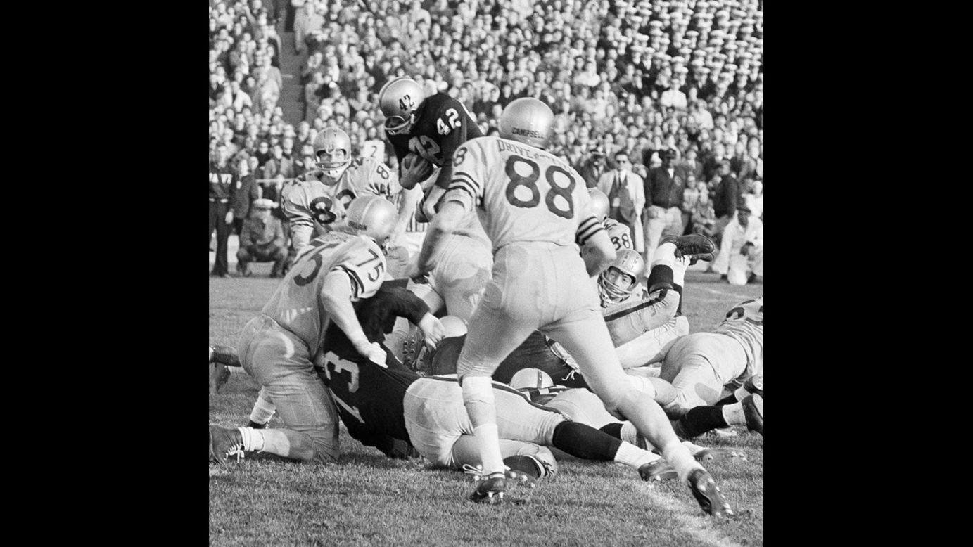 CBS used instant replay for the first time during the airing of the Army-Navy game that took place December 7, 1963, in Philadelphia's Municipal Stadium.