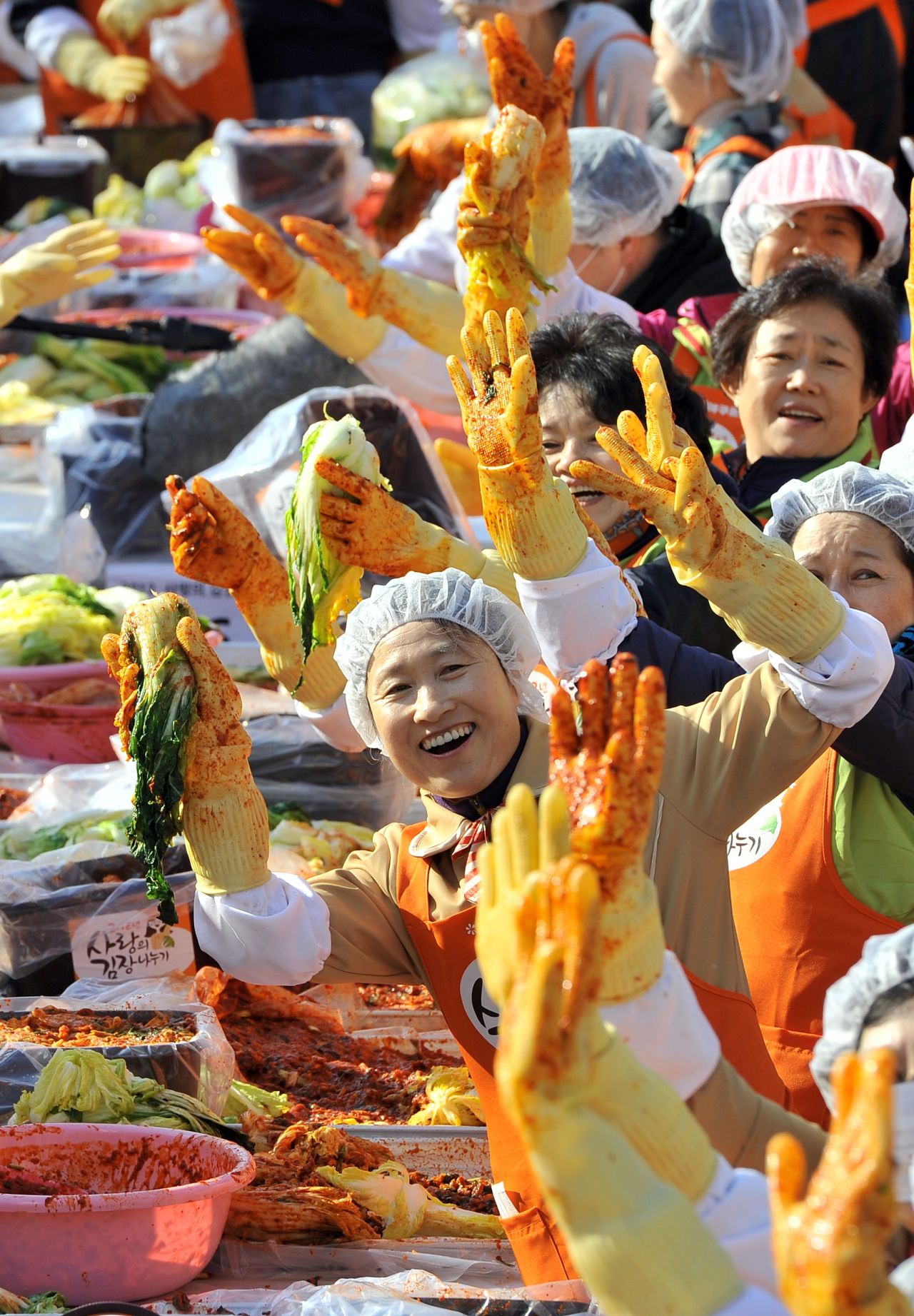 Given how complicated the process is, more and more households in South Korea are opting to buy pre-made kimchi in stores. According to a survey by research institute Gallup Korea last month, 67% of Korean households are making their own kimchi, compared to 95% of households in 1994. 