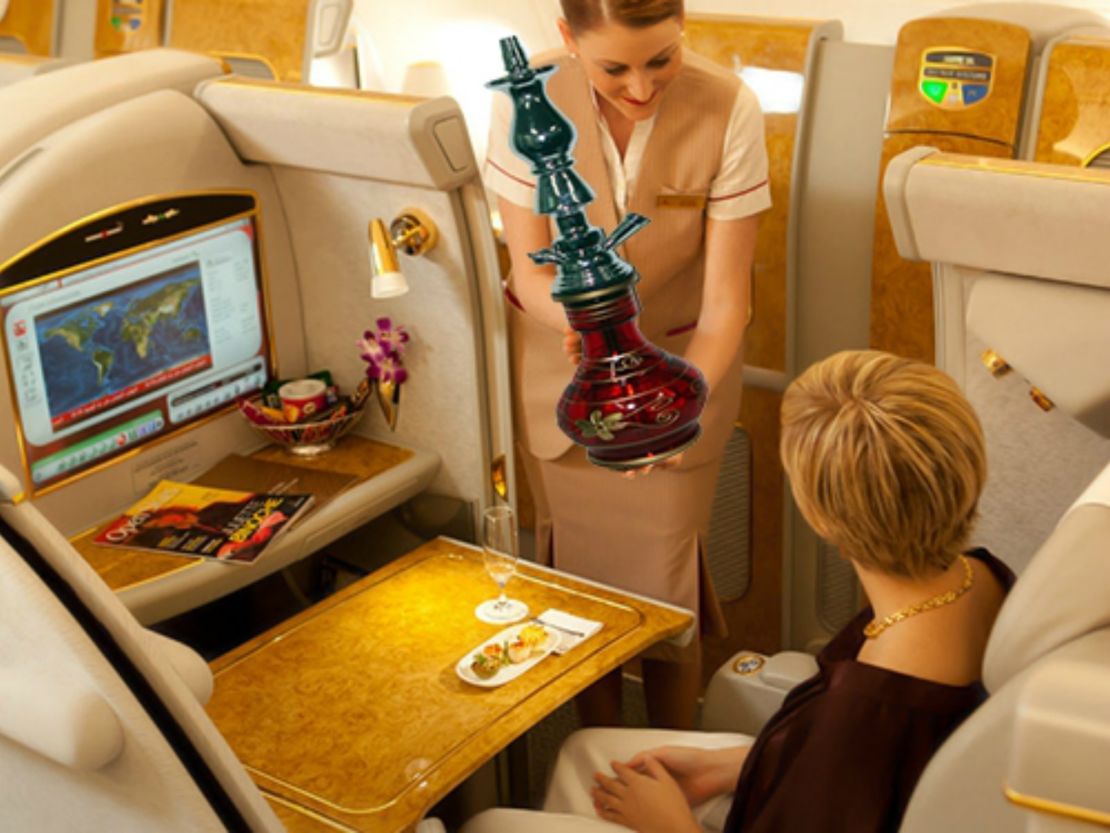 After running a story about Emirates introducing shisha on their flights, the carrier received requests from interested customers