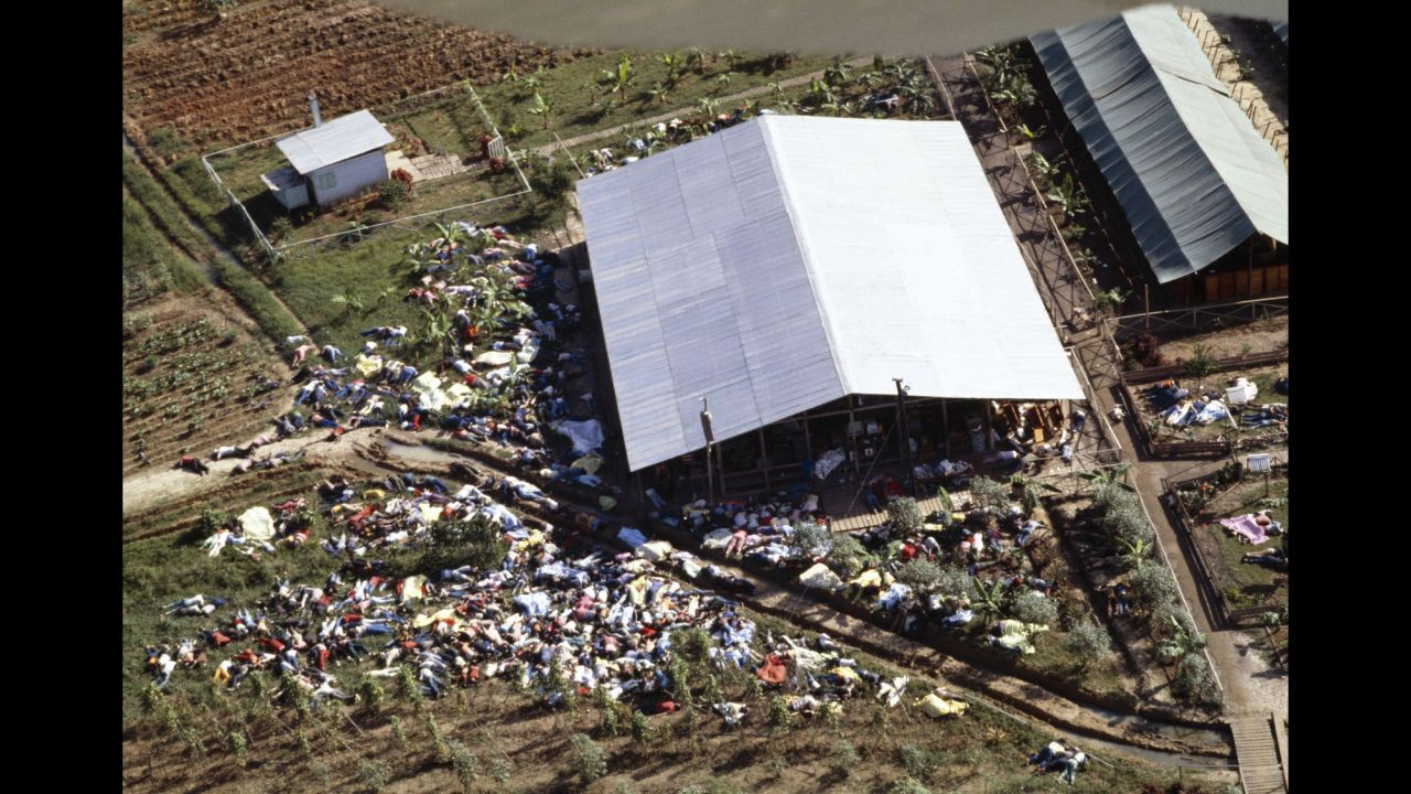 The compound of the People's Temple cult. 