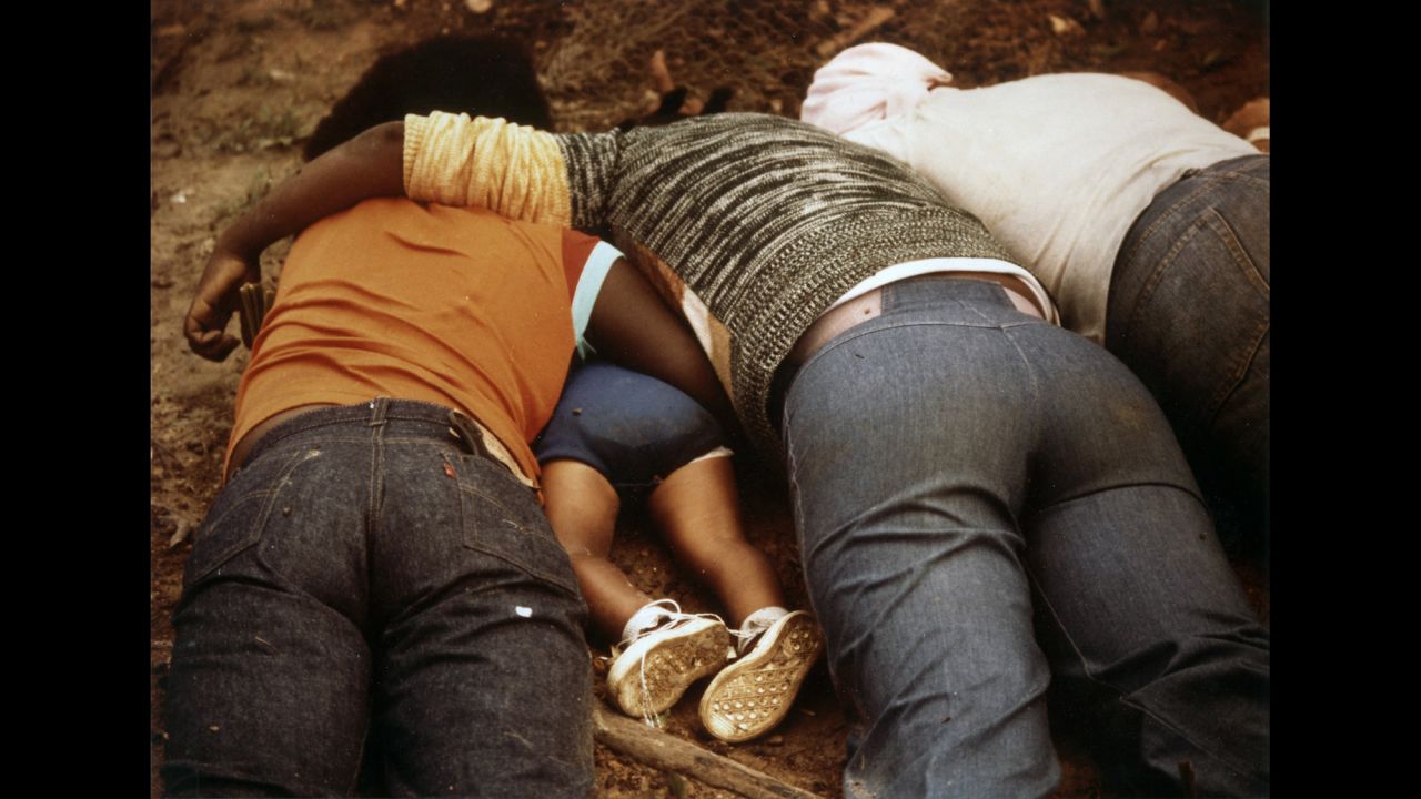 Children also were forced to drink the poison.