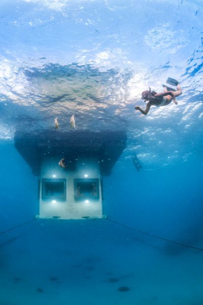 <strong>Swedish inspiration: </strong>The company behind this design also launched The Utter Room in 2000, another underwater room in the middle of a lake in Sweden.