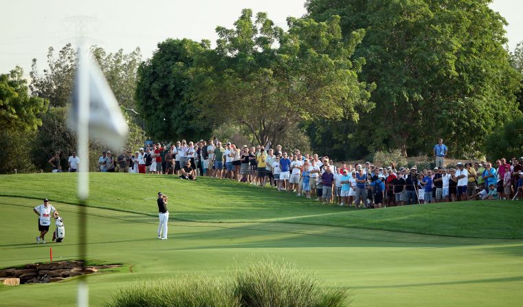 Ian Poulter, Stenson's pal, can still win the Race to Dubai, too. But like Rose he is five shots behind the current leader. He was hurt by two bogeys on the back nine. 