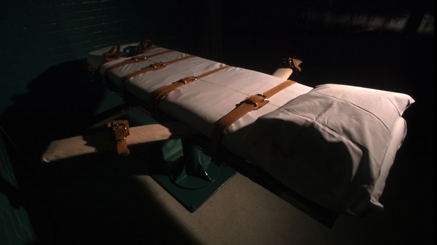 371489 07: The Texas death chamber in Huntsville, TX, June 23, 2000 where Texas death row inmate Gary Graham was put to death by lethal injection on June 22, 2000. (Photo by Joe Raedle/Newsmakers)