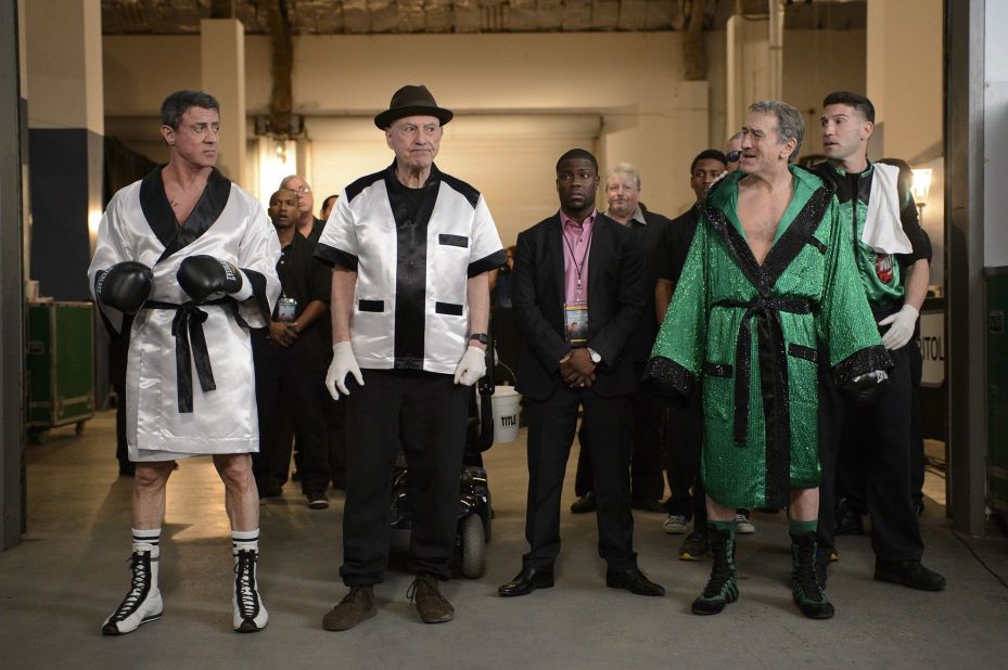 Starring the winning pair of Robert De Niro and Sylvester Stallone, "Grudge Match" is a sporting drama about two boxing rivals who come out of retirement for one last face-off in the ring. (Release date: December 25)