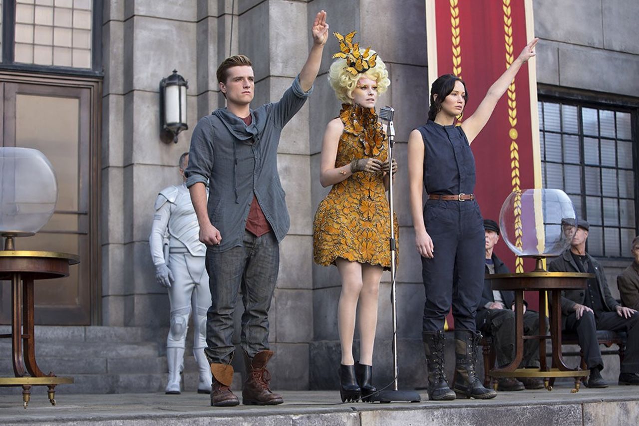 La segunda parte de la saga "The Hunger Games".