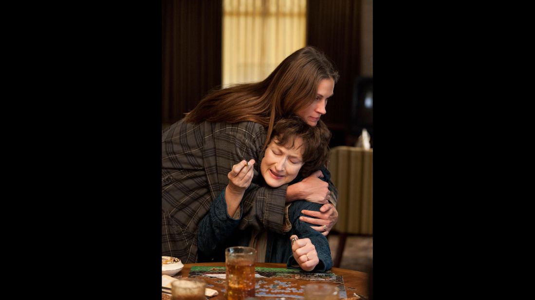 One of the holiday films already getting awards season buzz is director John Wells' adaptation of Tracy Letts' stage production "August: Osage County." Featuring a killer cast, including Meryl Streep, Julia Roberts, Benedict Cumberbatch, Dermot Mulroney and Margo Martindale, "August: Osage County" is a dramatic comedy capturing the dysfunction of one Oklahoman family filled with strong-willed women. (Release date: Select cities December 27)