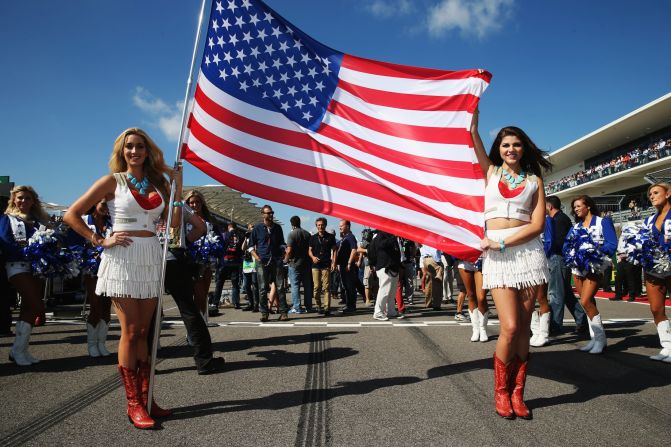 Made in the United States. The staging of F1 at the Circuit of Americas in Austin, Texas has proved a big success.