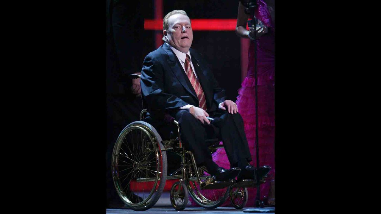 Hustler magazine publisher Larry Flynt was paralyzed from the waist down by the 1978 assassination attempt.