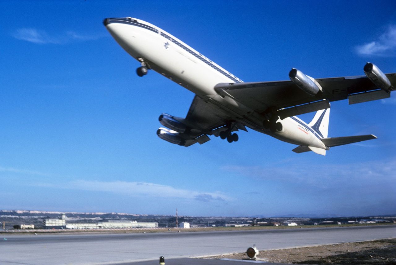 The 707 doesn't look like much now, but it started the 7-series of Boeing planes and is viewed as the jet that ushered in commercial air travel. It was the dominant passenger airplane of the 1960s.  