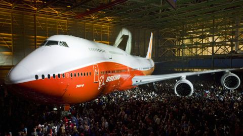 The 747 debuted at the Paris Air Show in 1969.