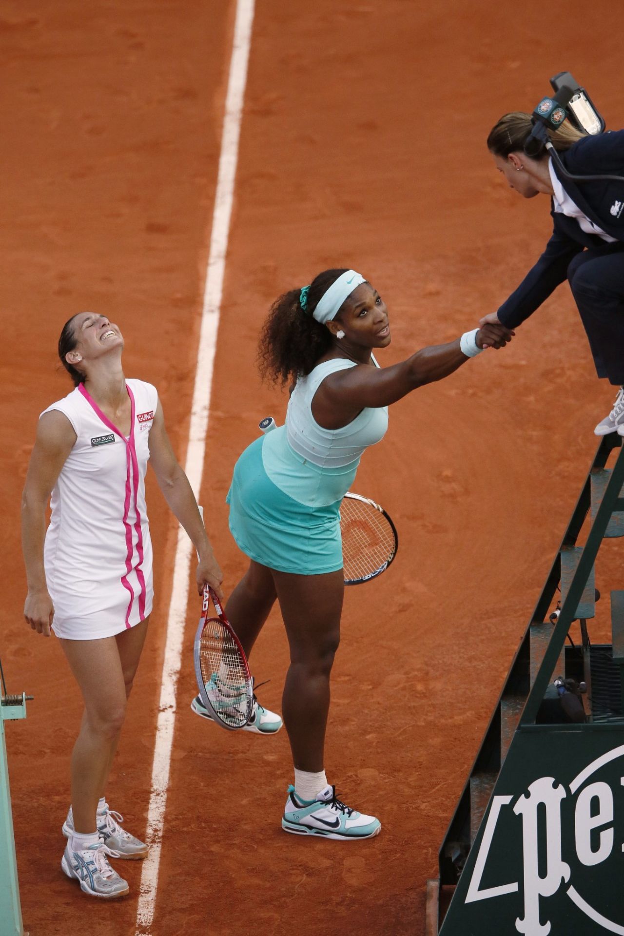 One of the lowest moments of Serena's career came with a first round defeat to unseeded opponent Virginie Razzano at the French Open in 2012. It led many to wonder whether she could recapture the glorious heights of yesteryear.