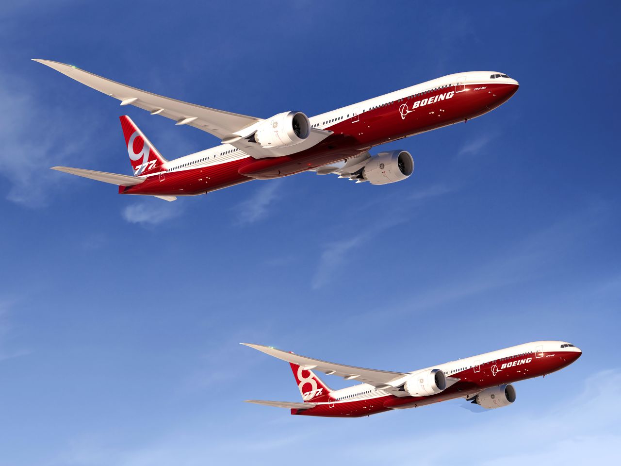 Boeing officially launched its 777X program in 2013 at the Dubai Air Show. The 9X version will have a range of over 14,075 kilometers (8,746 miles) and fit 400 passengers. Notable changes from the original 777 include a longer, composite wing and a new GE engine. Production is scheduled to begin in 2017 and first delivery is targeted for 2020.