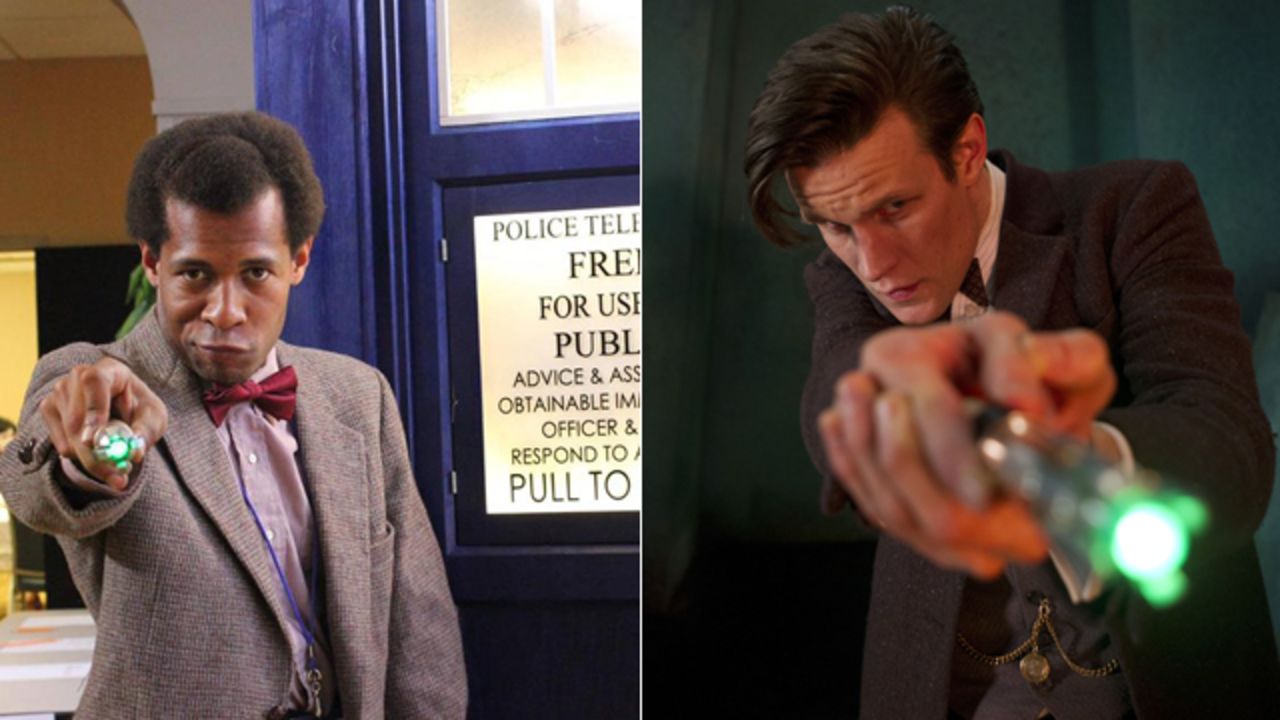 The current Doctor, the Eleventh portrayed by Matt Smith, is a favorite of <a href="http://ireport.cnn.com/docs/DOC-1061282">Matthew Brewer</a>. "The one from the new series is the one I actually followed from his beginning: the raggedy, bow-tied, tweedy, floppy-haired, childlike, fish finger and custard loving, fez wearing, very curious ... Eleventh Doctor. Since his start in 2010, I really followed his run down to the letter, I even have three Eleventh sonic screwdrivers."