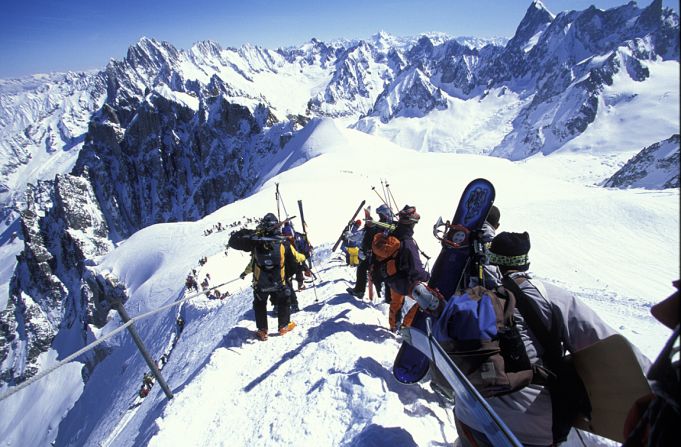 Aiguille du Midi translates as "needle of noon." The mountain gets its name from its tapered shape but also from the fact that if you view it from Chamonix, it's approximately noon when the sun passes over the summit. <strong>More: </strong><a href="https://www.trupilariante.com/2013/01/21/travel/europe-budget-ski-resorts/index.html"><strong>Europe's best budget ski resorts </strong></a>