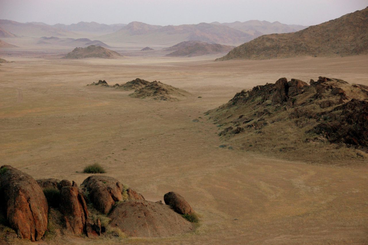 The barren landscape of the Namib Desert offered a spectacular setting for the Dystopian action movie.