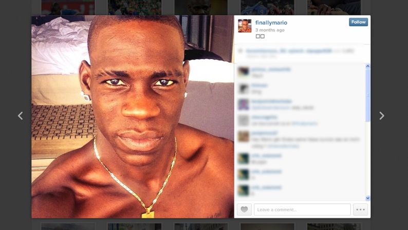 Balotelli is something of an online phenomenon with the forward boasting 2.84 million followers on Twitter, while also takes to Facebook to share various pictures with his fans. 