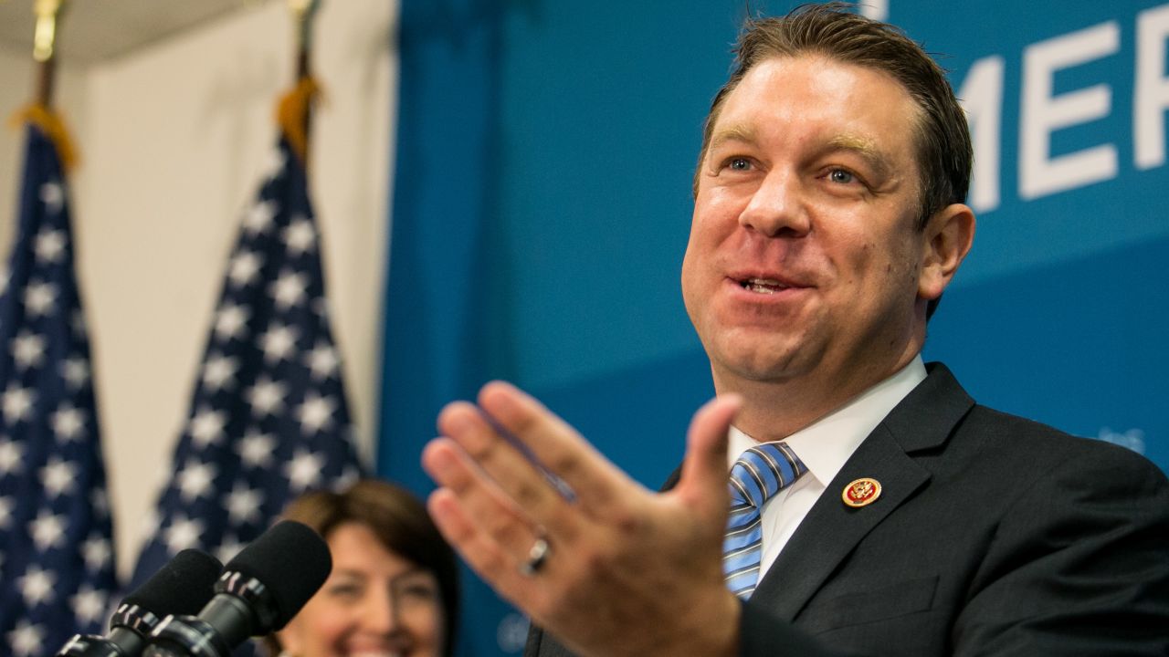 U.S. Rep. Trey Radel speaks during a press conference, on Capitol Hill, July 9 in Washington, DC. 