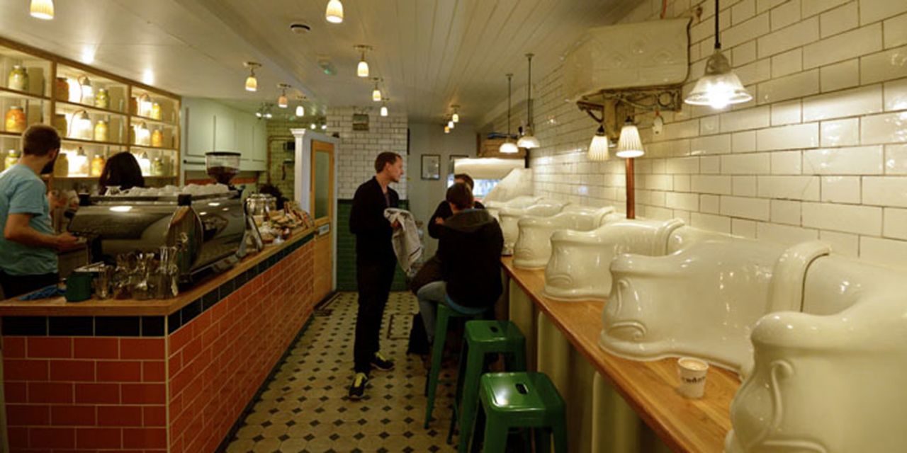 There are quite a few London restaurants that have made a point of using former toilet spaces as their venues. The Attendant, a subterranean London cafe, occupies a former Victorian toilet built in the 1890s. The interior retains the original floors, walls and urinals. Each urinal has been transformed into a seating cubicle. <a href="http://travel.cnn.com/you-gotta-go-londons-toilet-restaurant-craze-049551" target="_blank">Read more: London's dash to 'toilet restaurants'</a>