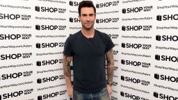 Adam Levine kicks off his collection for ShopYourWay.com and K-Mart on February 21 in New York City.