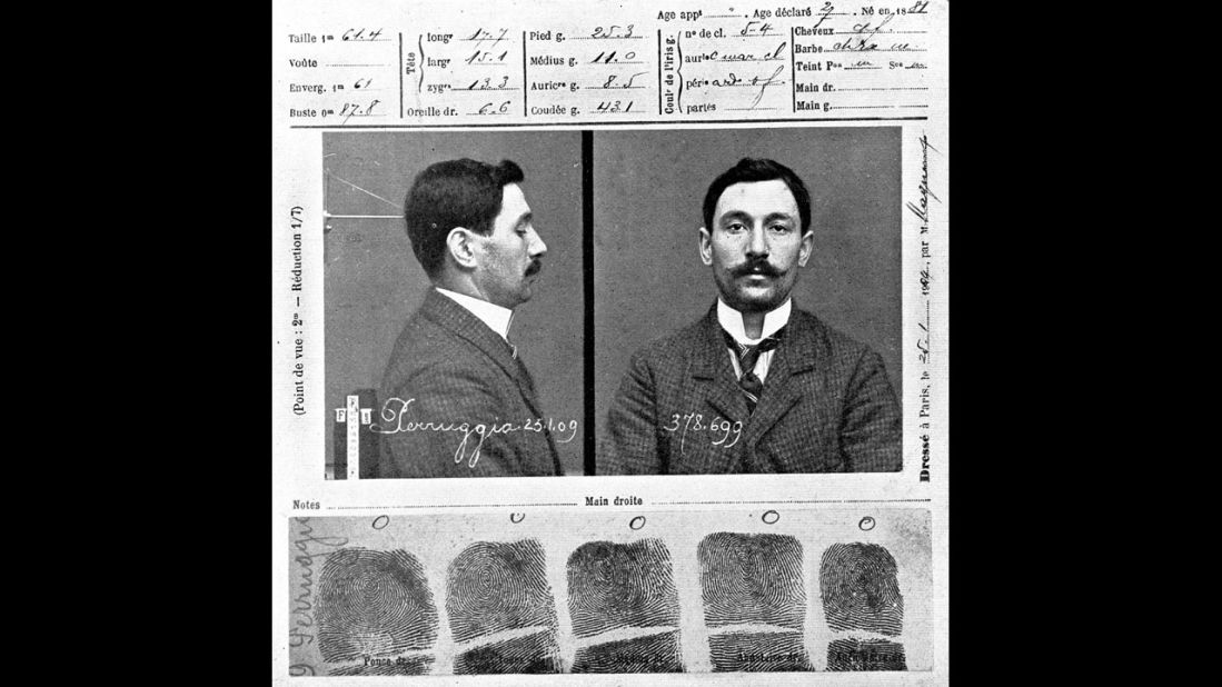 Vincenzo Peruggia, the Italian handyman who stole the Mona Lisa, had trouble with the law before -- once for attempting to rob a prostitute and once for carrying a gun during a fistfight. 