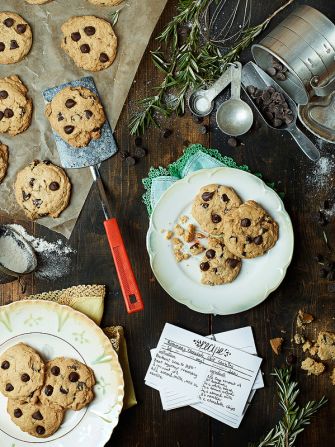 Rosemary chocolate chip cookies